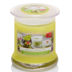 ŚWIECA ZAPACHOWA W SŁOIKU 260g - GREEN TEA PUDDING