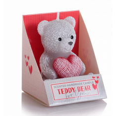 ŚWIECE TEDDY BEAR FIGURKA 75 mm  BOX 20 SZTUK