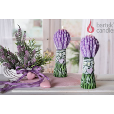 ŚWIECA BUKIET LAVENDER NEW