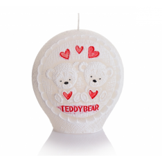 ŚWIECE TEDDY BEAR DYSKI 75 mm - BOX 20 SZTUK MIX