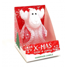 ŚWIECE FIGURKI XMAS BOX 75 mm  MIX 20 SZTUK