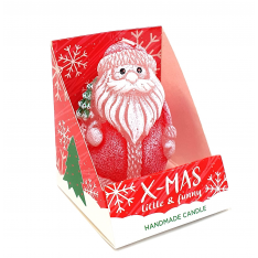 ŚWIECE FIGURKI XMAS BOX 75 mm  MIX 20 SZTUK