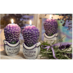 ŚWIECA BOUTIQUE LAVENDER BUKIET